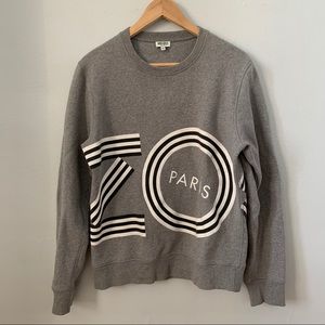 Kenzo Crewneck Wraparound Logo Sweatshirt
